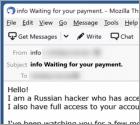 I Am A Russian Hacker Who Has Access To Your Operating System Email Truffa