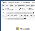 Your OneDrive Is Inactive And Will Soon Be Deleted Email Truffa