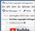 YouTube Copyright Infringement Warning Email Virus