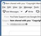 YоuTubе Suppоrt Shared An Item Email Truffa