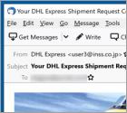 DHL Express Shipment Confirmation Email Truffa