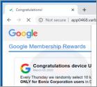 Congratulations Device User! POP-UP Truffa