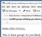 Security Breach - Stolen Data Email Truffa