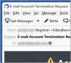 Account Termination Request Email Truffa