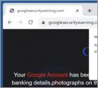 Your Google Account Has Been Locked! POP-UP Truffa