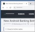 Tremendous Banking Botnet (Android)