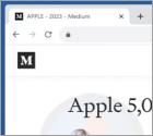 Apple Crypto Giveaway POP-UP Truffa