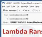 Lambda Ransomware Email Truffa