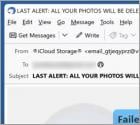 Your iCloud Photos And Videos Will Be Deleted Email Truffa