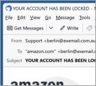 Amazon - Your Account Has Been Locked Email Truffa