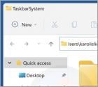 Taskbar System Applicazione indesiderata