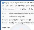 Pfizer Supply Email Truffa