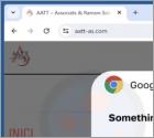 Something Went Wrong While Displaying This Webpage POP-UP Truffa