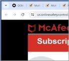 McAfee - Subscription Payment Failed POP-UP Truffa
