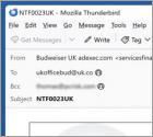 Budweiser Lottery Email Truffa