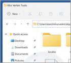 Klio Verfair Tools Applicazione indesiderata