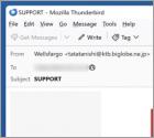 Wells Fargo - Account Suspended Email Truffa