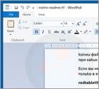 Matrix Ransomware