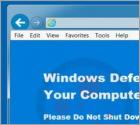 Windows Defender Alert Truffa