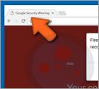Google Security Warning Truffa