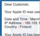 Iforgot.apple.com Email truffa