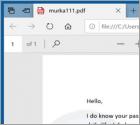 I Do Know Your Passwords Sextortion Email Truffa (PDF)