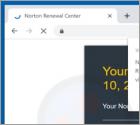 Norton Subscription Has Expired Today POP-UP Truffa