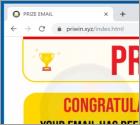 PRIZE EMAIL POP-UP Truffa