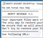 NEMTY REVENUE 3.1 Ransomware