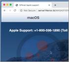 "Warning: Your macOS has expired" POP-UP Truffa (Mac)
