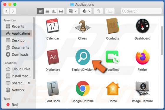 ExploreDivision Adware (Mac)