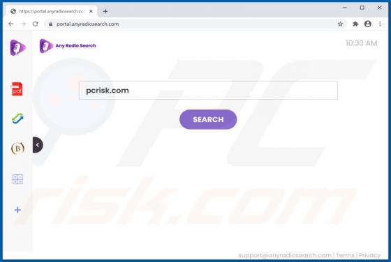 AnyRadioSearch Browser Hijacker (Dirottatore)