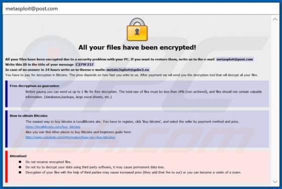Msf Ransomware