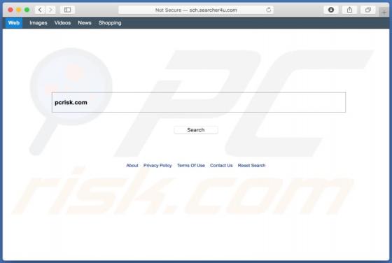 Searcher4u.com Dirottatore (Mac)