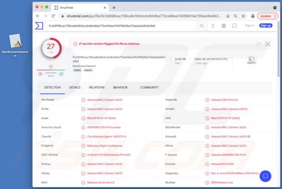 MacRunnerDaemon Virus (Mac)