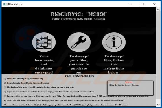 BlackByte Ransomware