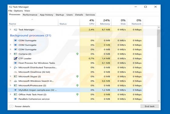 MyloBot Trojan