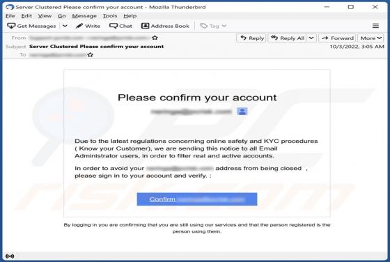 Please Confirm Your Account Email Truffa