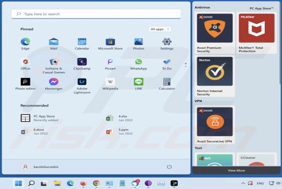 PC App Store Adware