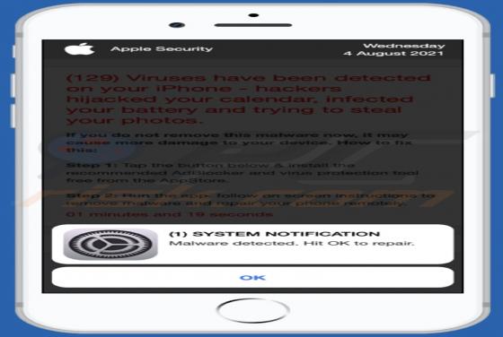 Hackers Hijacked Your Calendar, Infected Your Battery POP-UP Scam (Mac)