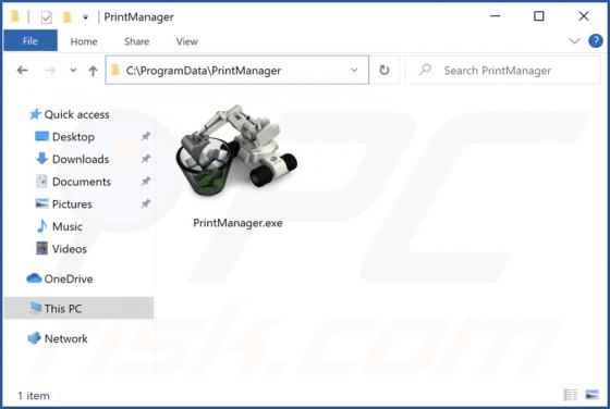 PrintManager Malware