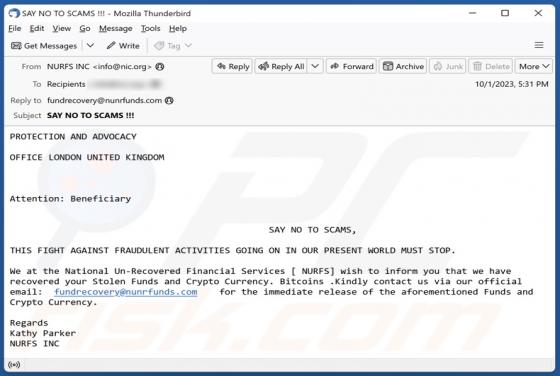 Recovered Stolen Funds And Crypto Currency Email Truffa