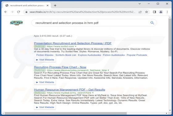 Searchtabs.io Reindirizzamento