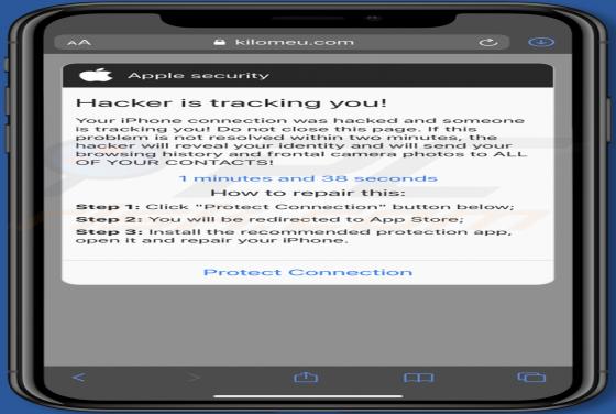 Hacker Is Tracking You! POP-UP Truffa (Mac)