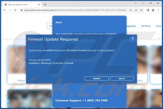 Firewall Update Required POP-UP Truffa