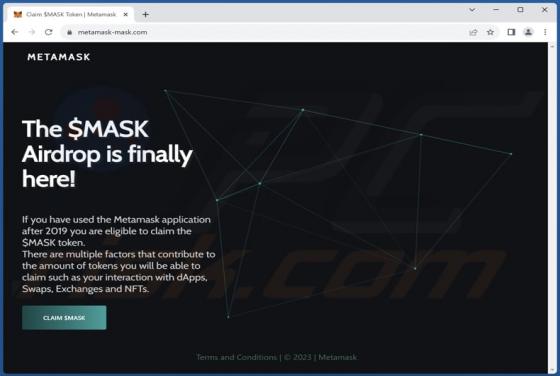 MASK Token Airdrop Truffa