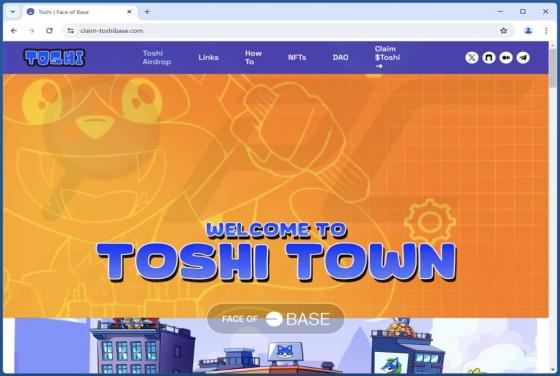 CLAIM FREE $TOSHI Truffa