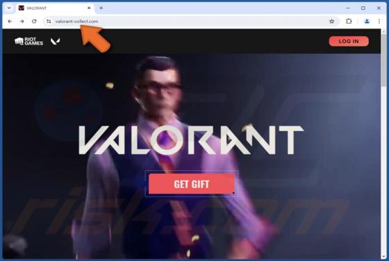 Falso Valorant Gift Truffa