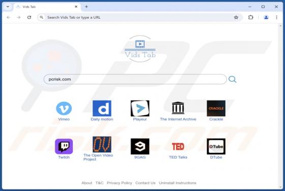 Search.media-tab.com Reindirizzamenti