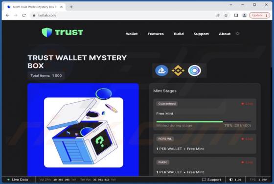 Trust Wallet Mystery Box Truffa